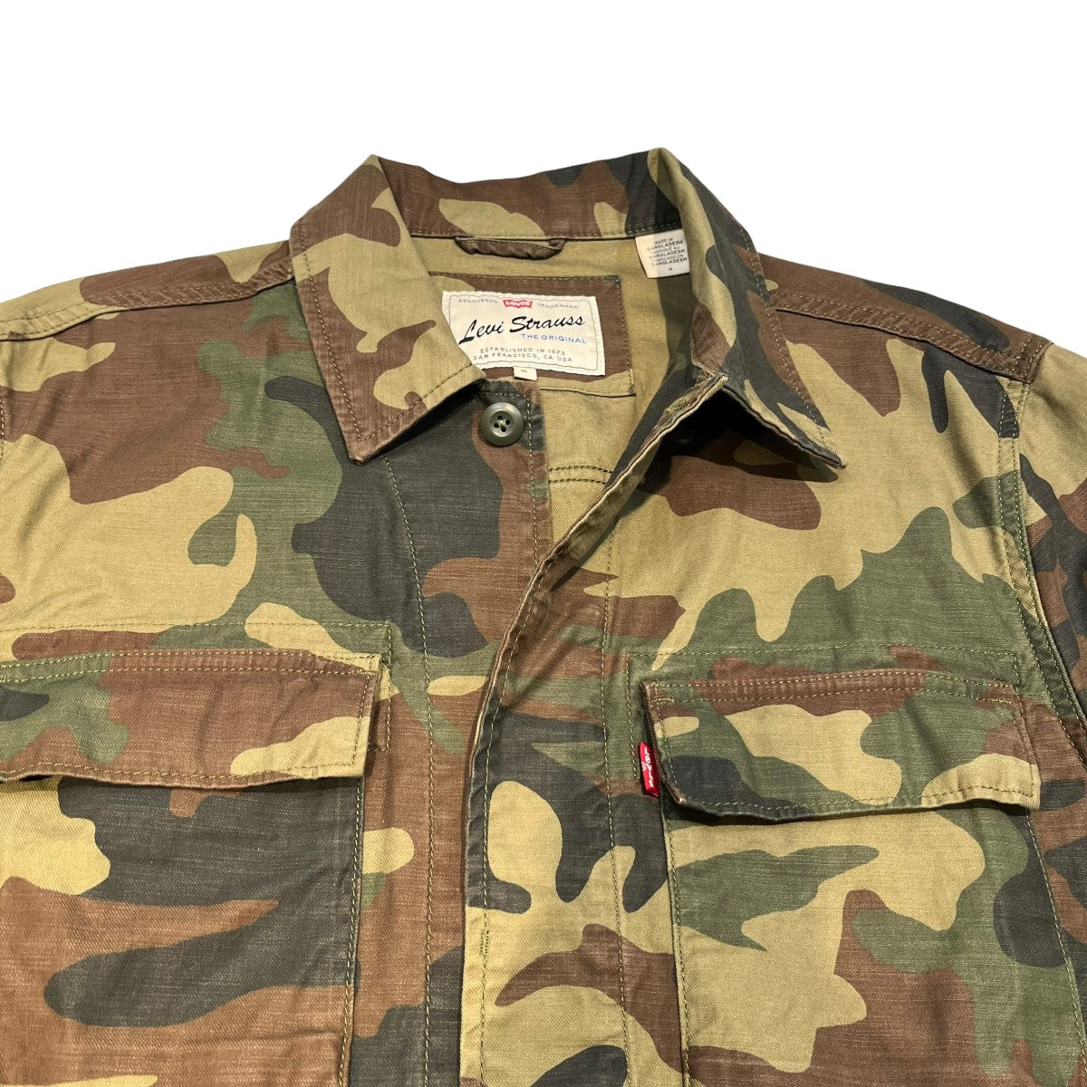 LEVI’S 迷彩柄ミリタリージャケットPC9-005BH-0000 古着・中古-3枚目のアイテム画像
