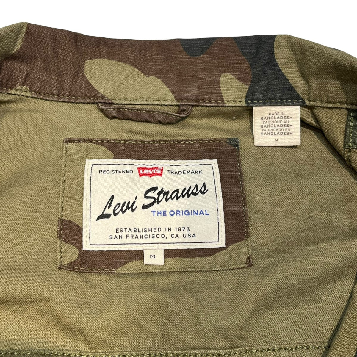 LEVI’S 迷彩柄ミリタリージャケットPC9-005BH-0000 古着・中古-4枚目のアイテム画像