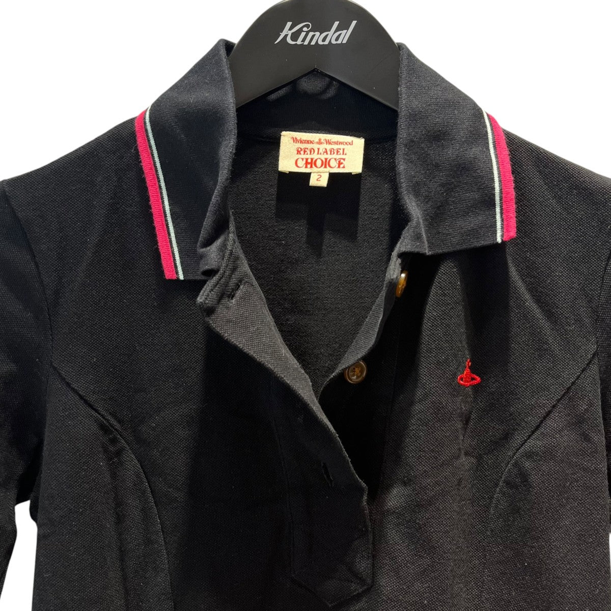 Vivienne Westwood RED LABEL CHOICE オーヴ刺繍ポロワンピース 古着・中古-3枚目のアイテム画像