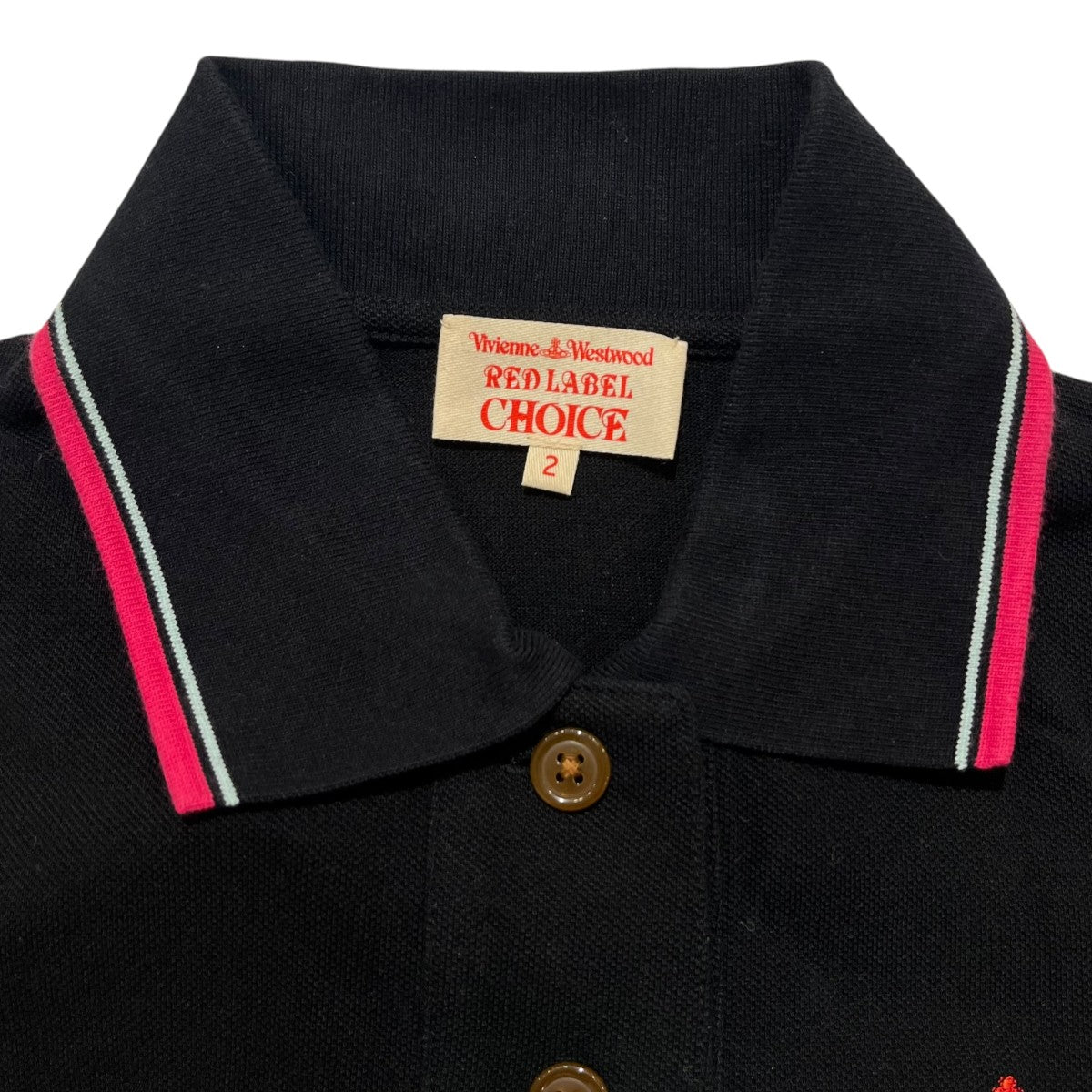Vivienne Westwood RED LABEL CHOICE オーヴ刺繍ポロワンピース 古着・中古-4枚目のアイテム画像