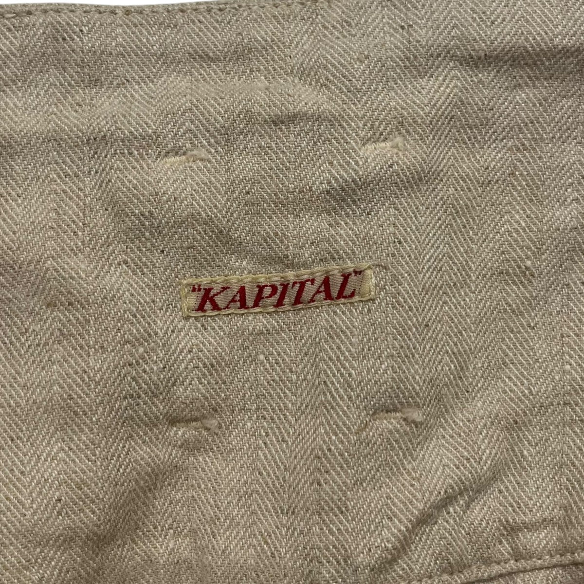 KAPITAL 無地ワイドパンツ 古着・中古-5枚目のアイテム画像