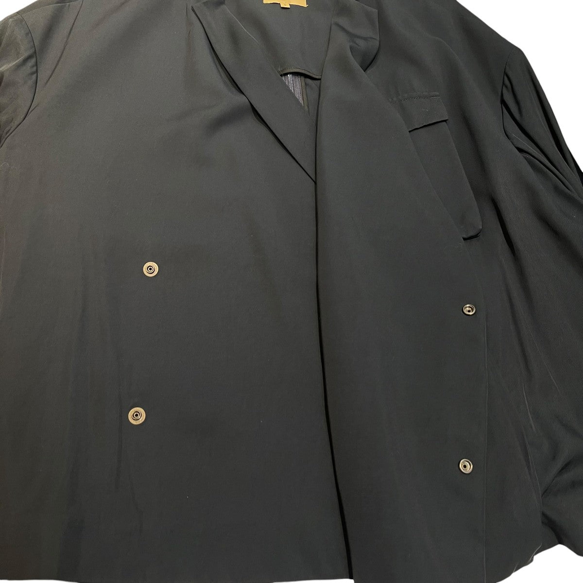 maturely Viscose Asymme Jacketバックジップテーラードジャケット 古着・中古-3枚目のアイテム画像