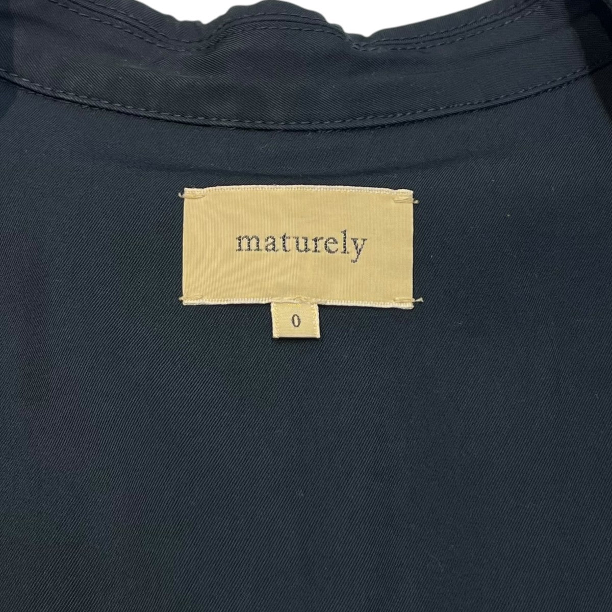 maturely Viscose Asymme Jacketバックジップテーラードジャケット 古着・中古-4枚目のアイテム画像