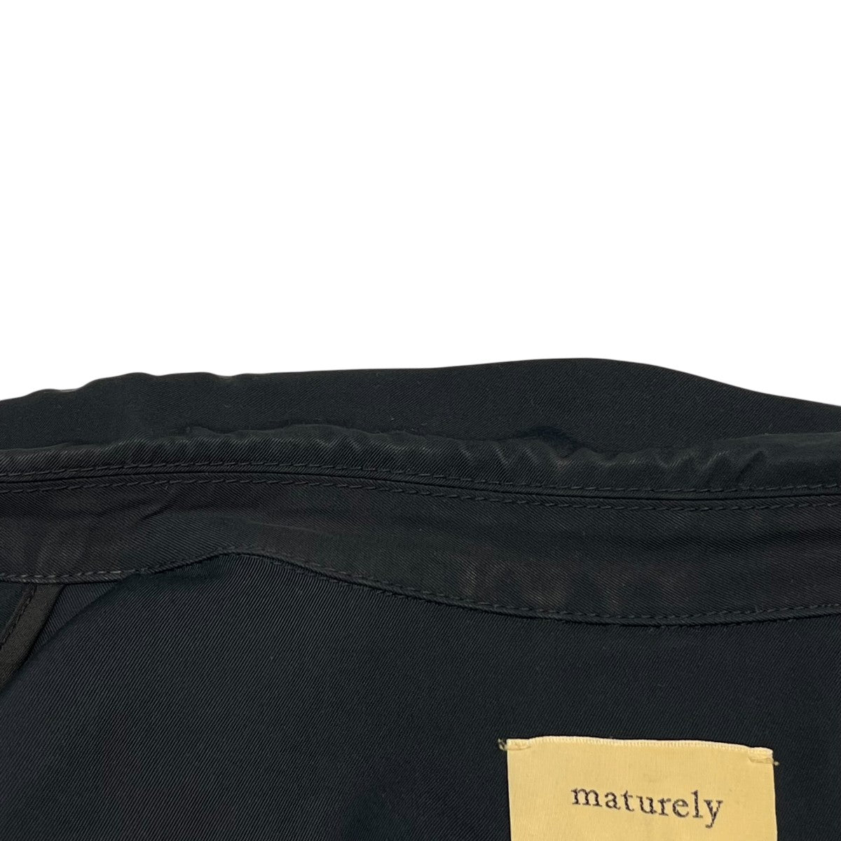 maturely Viscose Asymme Jacketバックジップテーラードジャケット 古着・中古-7枚目のアイテム画像
