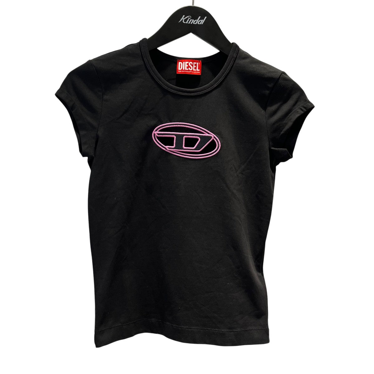 DIESEL T-ANGLEカットアウトロゴ半袖TシャツA06268 古着・中古-1枚目のアイテム画像