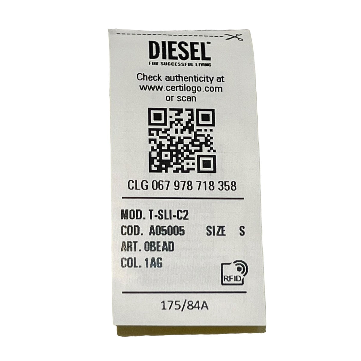 DIESEL ハート柄半袖TシャツT-SLI-C2 古着・中古-7枚目のアイテム画像