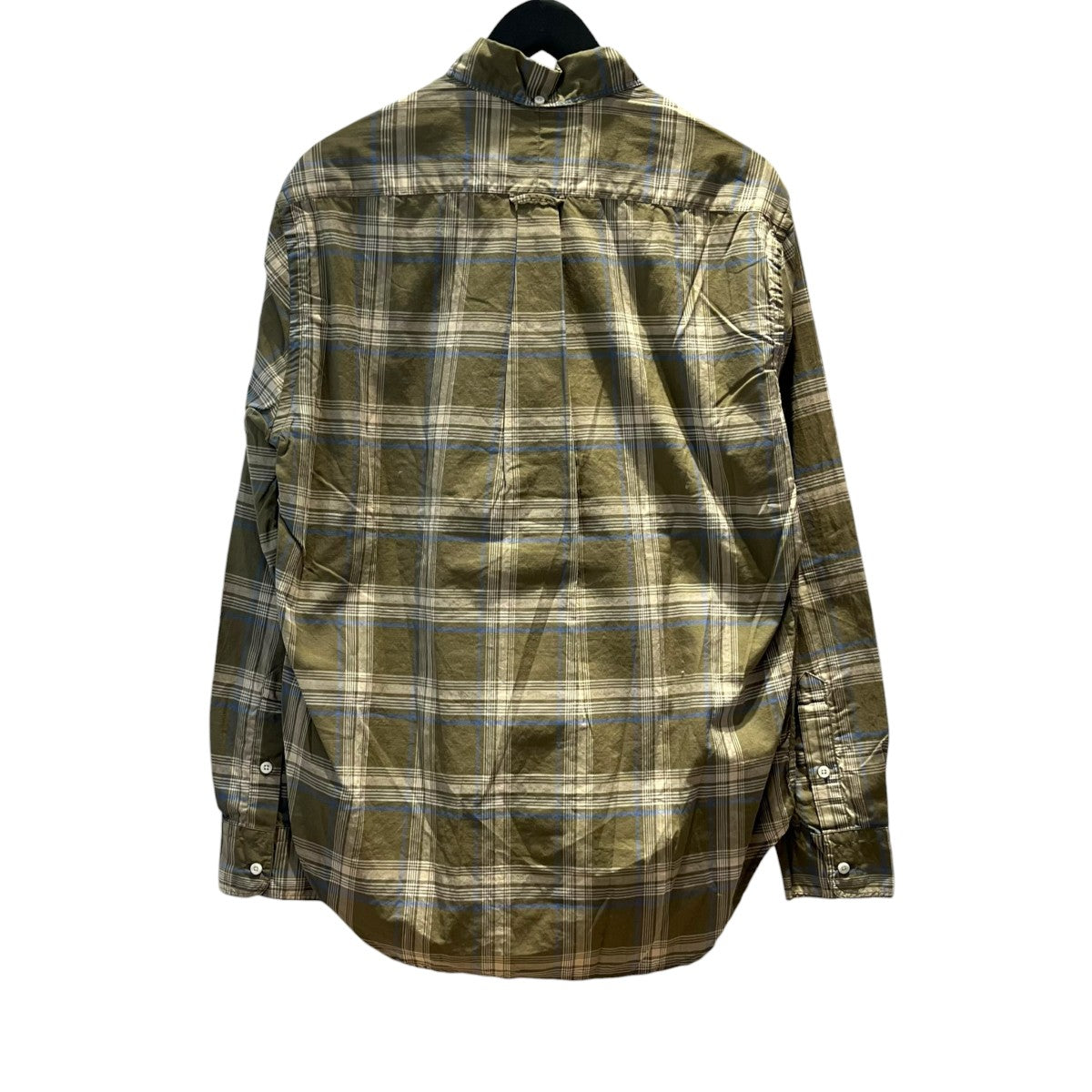 GITMAN BROS×SHIPS チェックボタンダウンシャツ111-11-4469 古着・中古-2枚目のアイテム画像