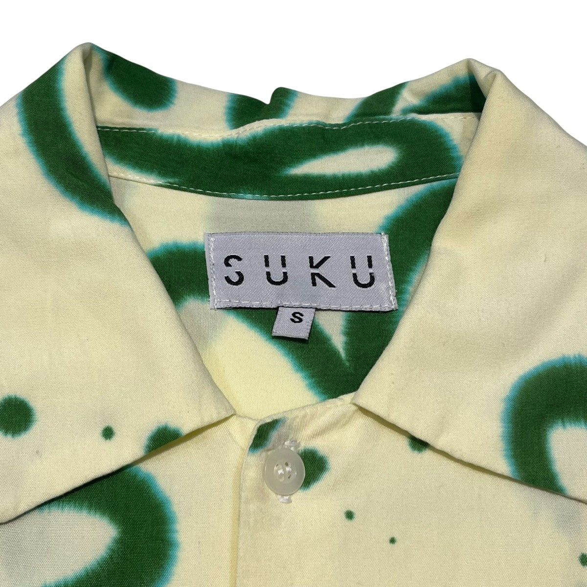 SUKU HOME セットアップ(パンツ欠品)総柄半袖シャツ 古着・中古-3枚目のアイテム画像