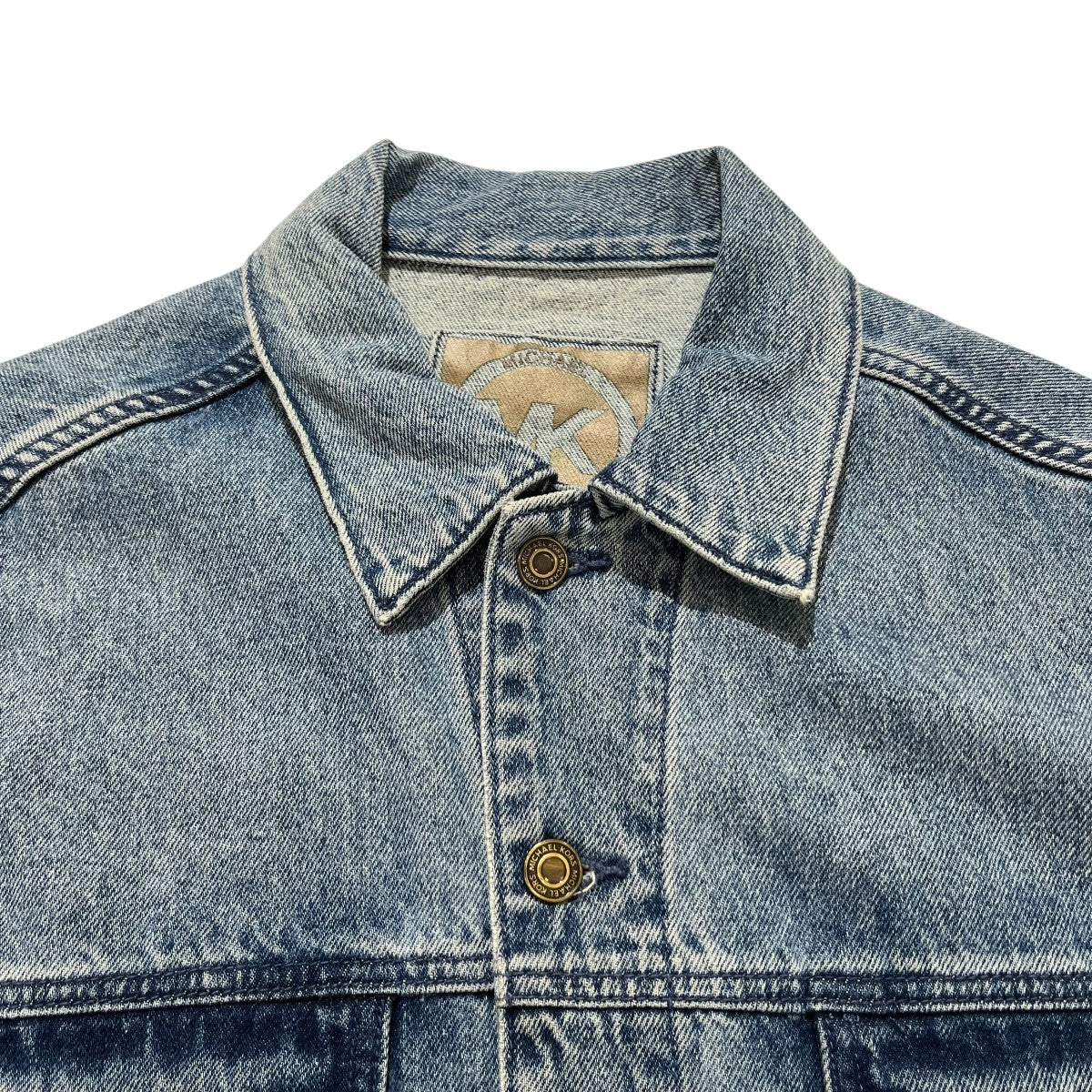 MICHAEL KORS カットオフ加工デニムベストMF1101SFAU 古着・中古-3枚目のアイテム画像