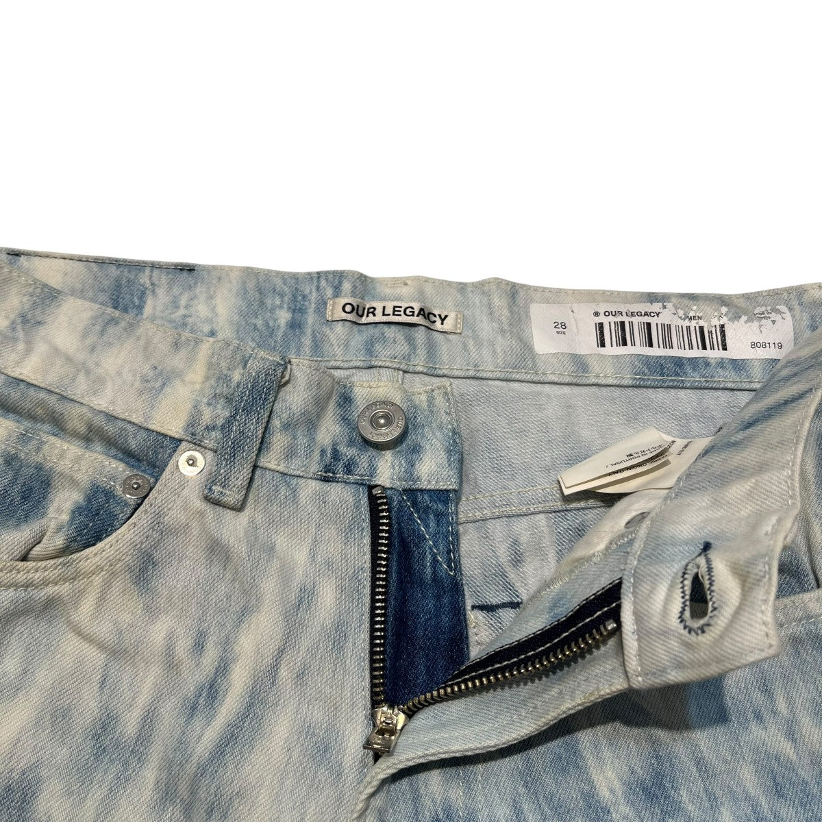 OUR LEGACY ブリーチ加工デニムパンツM2205TCU 古着・中古-3枚目のアイテム画像