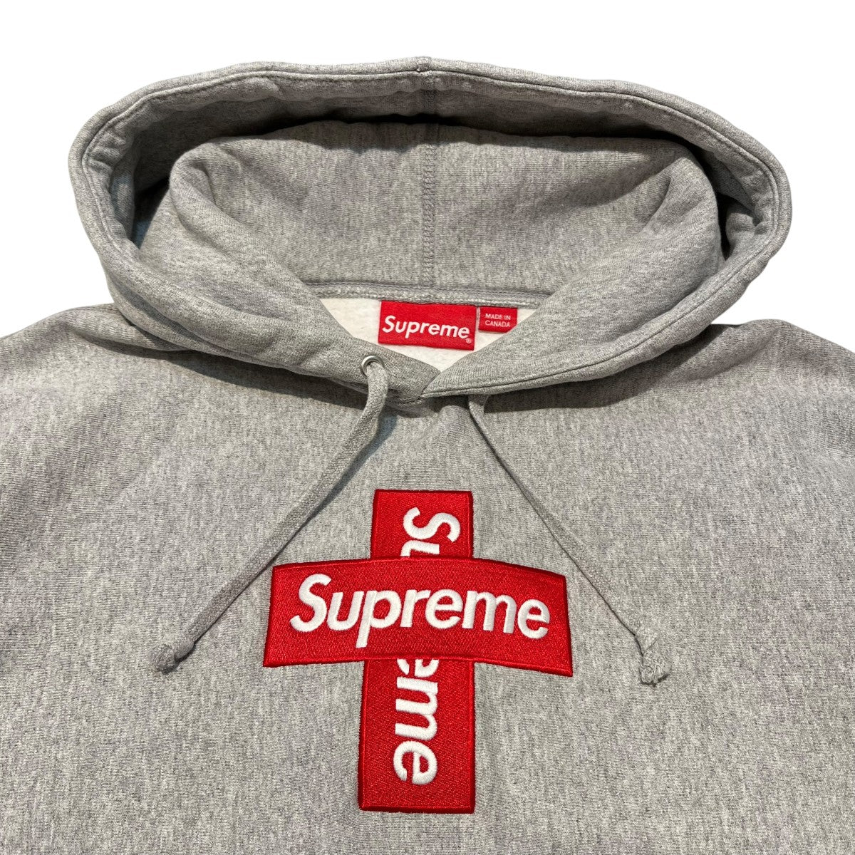 Supreme Cross Box Logo長袖ロゴフーディー 古着・中古-3枚目のアイテム画像