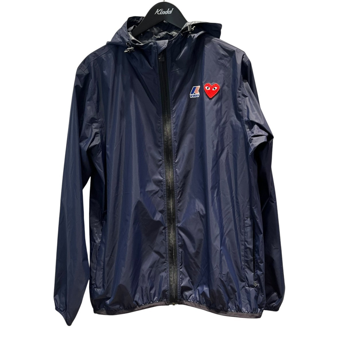 PLAY COMME des GARCONS×K-way ■ロゴデザインジャケット 古着・中古-1枚目のアイテム画像
