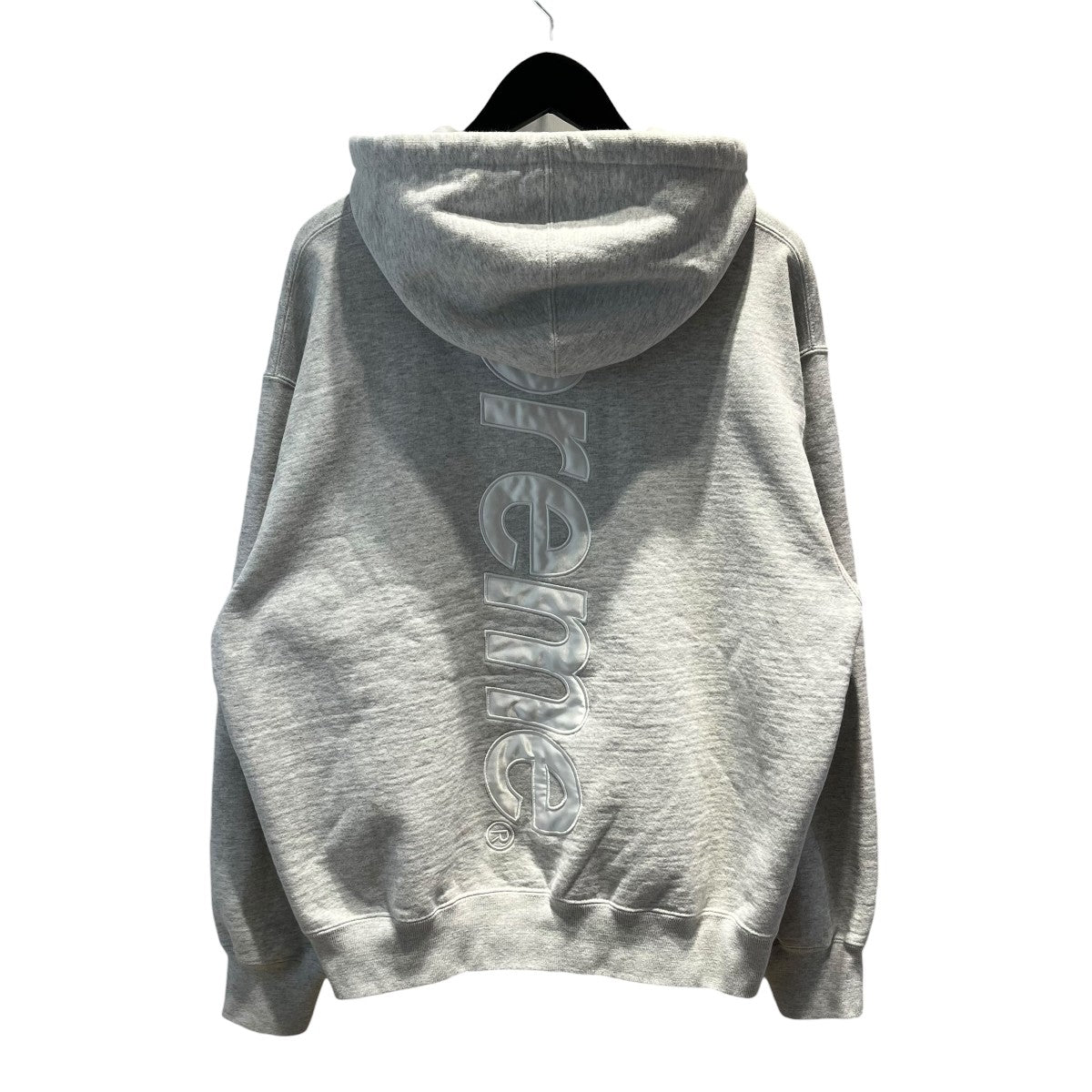 Supreme Satin Applique長袖フーディー 古着・中古-2枚目のアイテム画像
