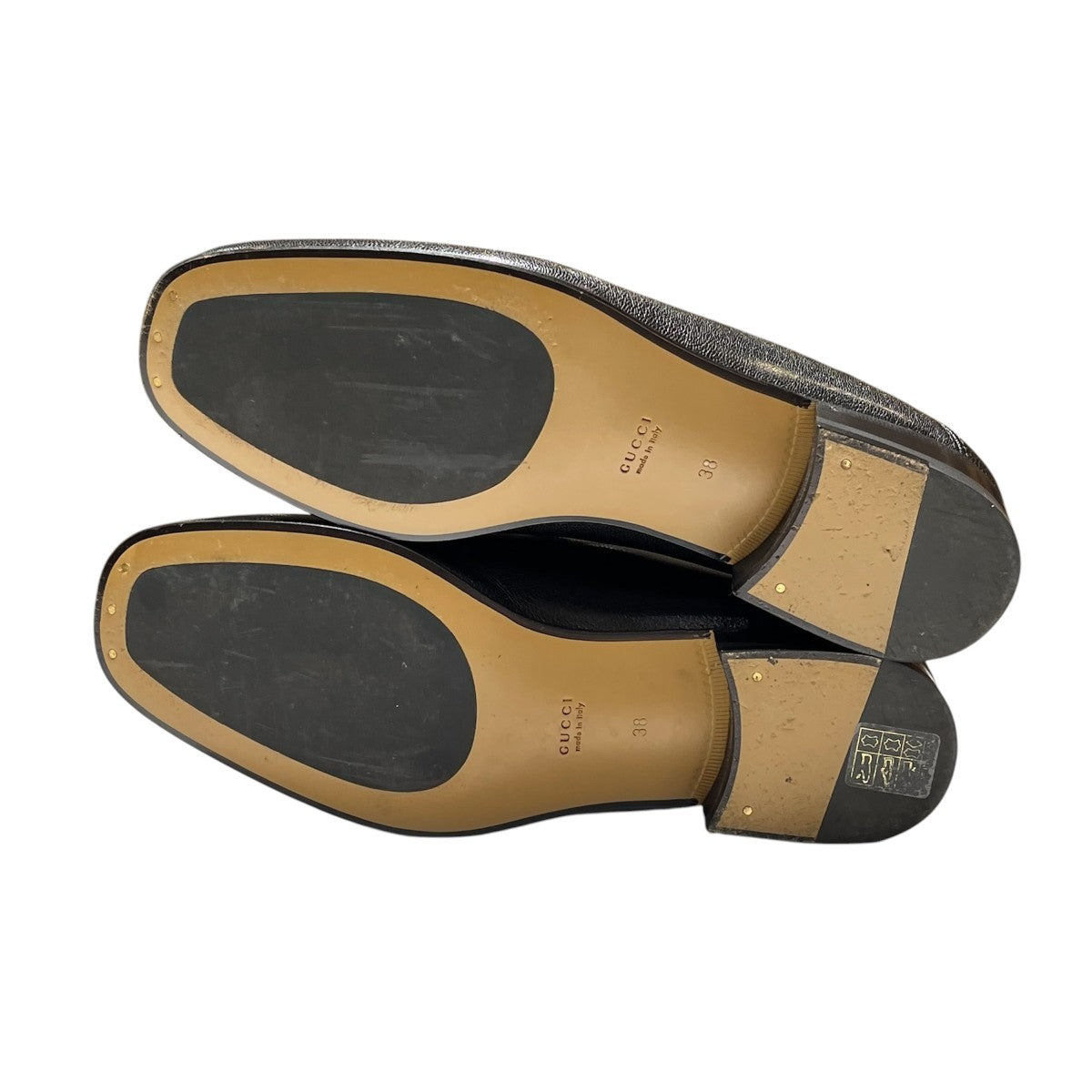 GUCCI 571050 JORDAANホースビット ローファーシューズ 古着・中古-6枚目のアイテム画像