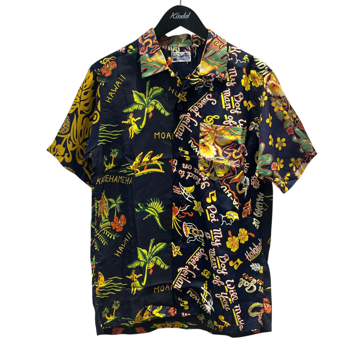 BEAMS×Sun Surf アロハシャツ11-01-0770-086 ｸﾚｲｼﾞｰｱﾛﾊｼｬﾂ 古着・中古-1枚目のアイテム画像