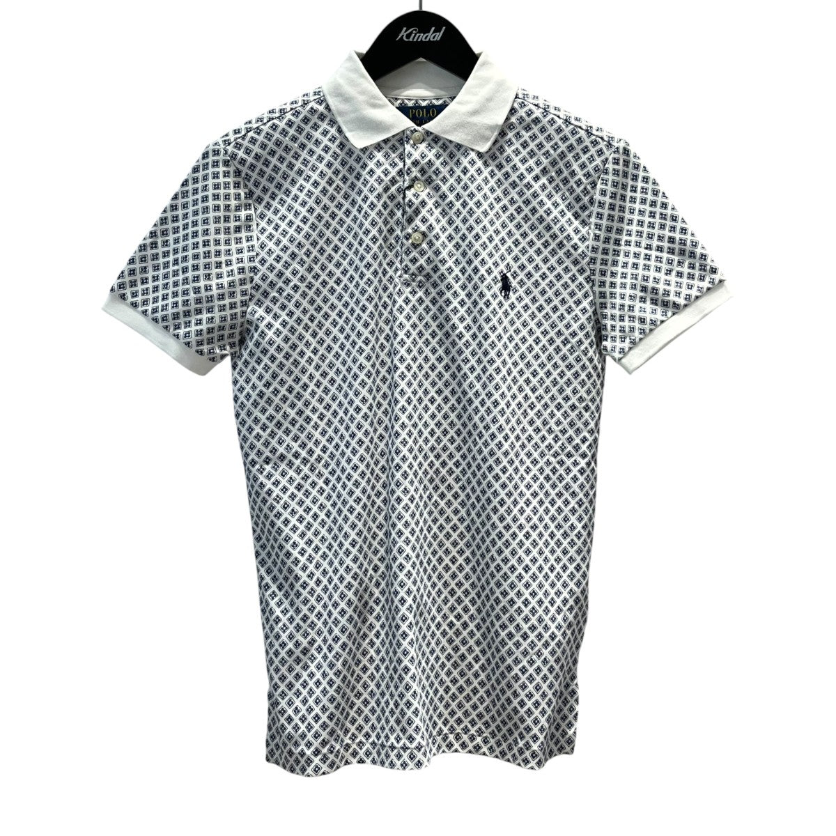 POLO RALPH LAUREN 総柄ポロシャツ 古着・中古-1枚目のアイテム画像