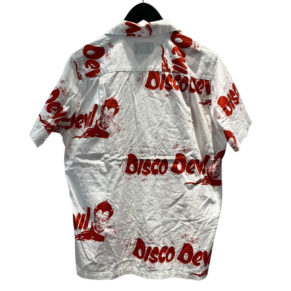WACKO MARIA DISCO DEVIL半袖オープンカラーシャツ 古着・中古-2枚目のアイテム画像