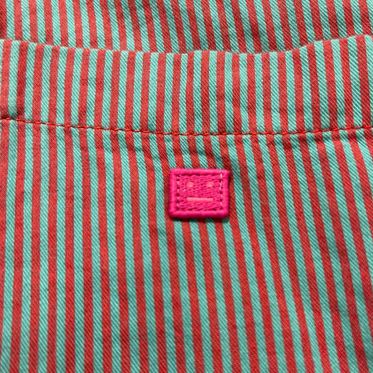 ACNE STUDIOS ストライプ半袖シャツFA-UX-SHIR000024 古着・中古-4枚目のアイテム画像