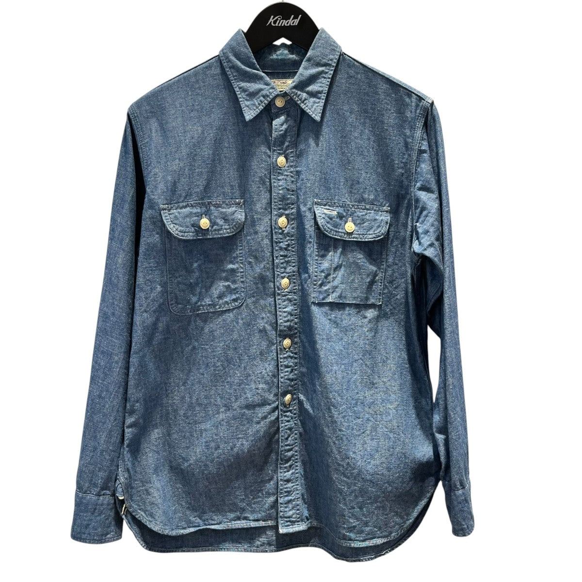 WAREHOUSE シャンブレーシャツ 古着・中古-1枚目のアイテム画像