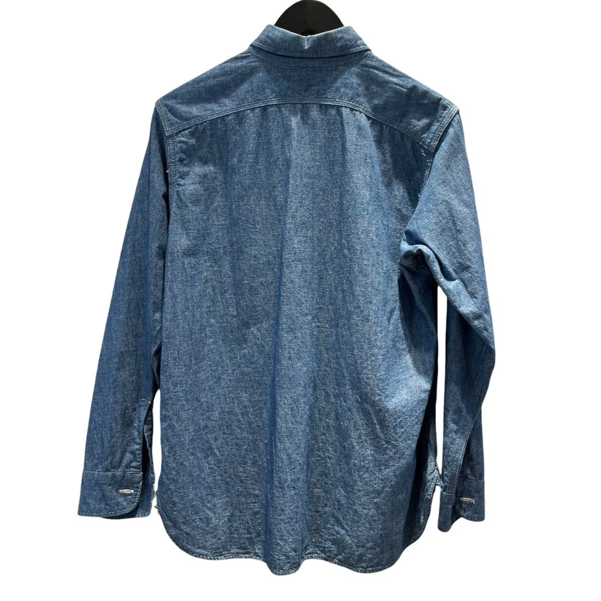 WAREHOUSE シャンブレーシャツ 古着・中古-2枚目のアイテム画像