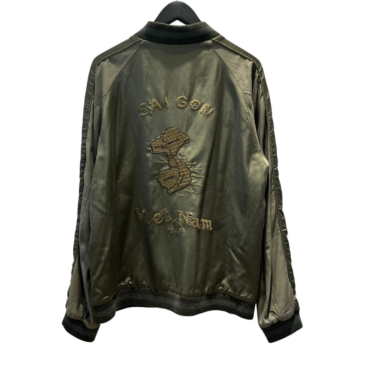リバーシブルスカジャン EMBROIDERED SOUVENIR JACKETM16A-04BL11C