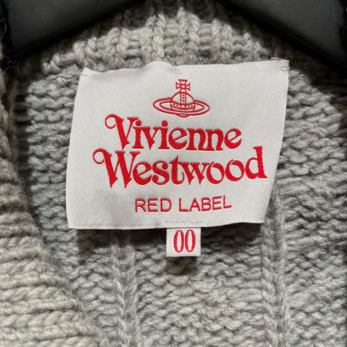 Vivienne Westwood RED LABEL 25AWﾊﾟｯﾁﾜｰｸｹｰﾌﾞﾙﾆｯﾄ16-12-152028 古着・中古-6枚目のアイテム画像
