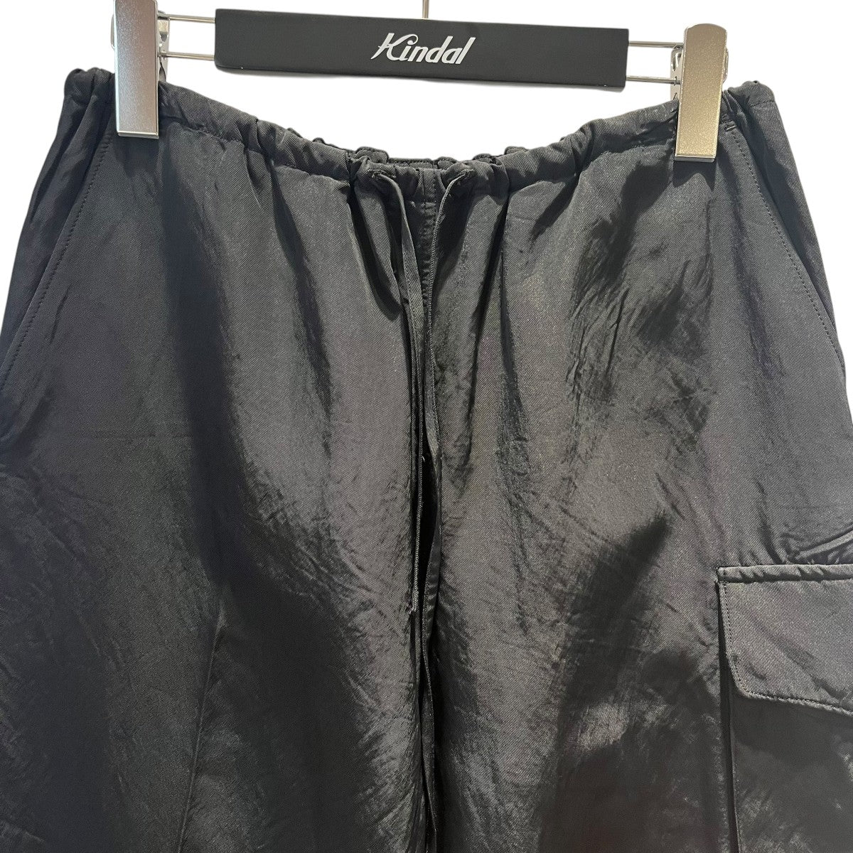 blurhms Rayon Nylon Silk Side Seamless 4P Pants無地カーゴパンツBHS25S009RNS 古着・中古-3枚目のアイテム画像
