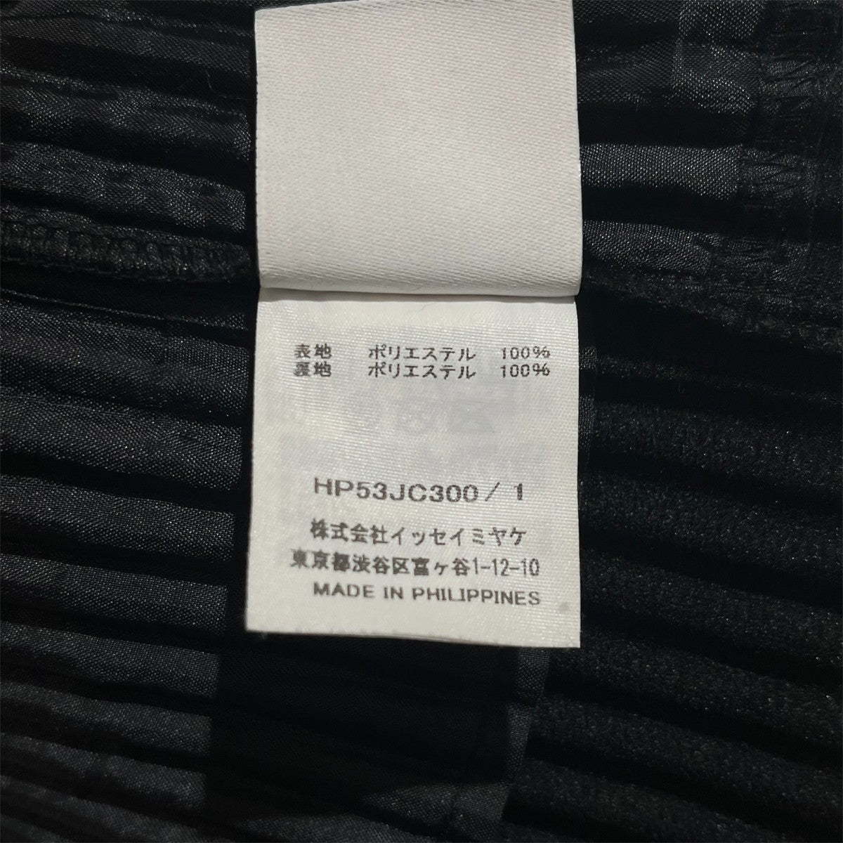 HOMME PLISSE ISSEY MIYAKE プリーツノーカラージップジャケットHP53JC300 QUARRY 古着・中古-10枚目のアイテム画像