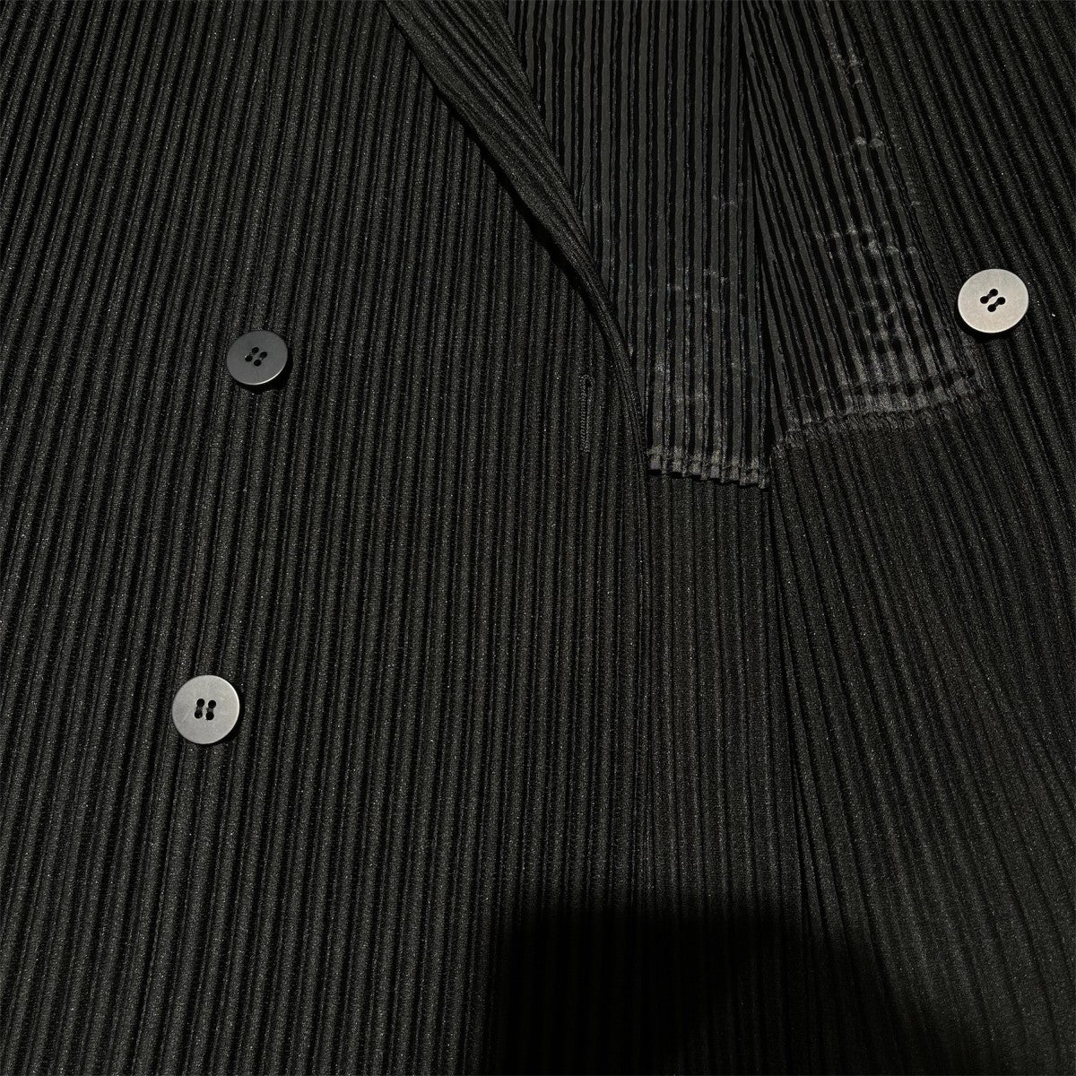 HOMME PLISSE ISSEY MIYAKE プリーツダブルジャケットHP51JD151 TAILORED PLEATS 1 古着・中古-7枚目のアイテム画像