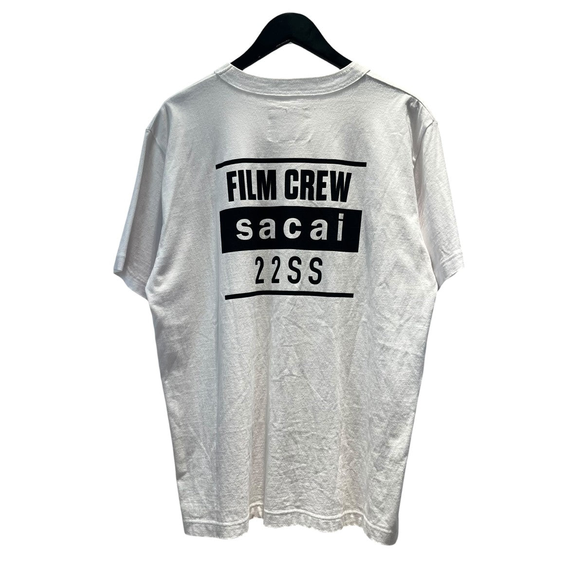 バックロゴプリント半袖カットソー22-0399S Film Crew T-Shirt