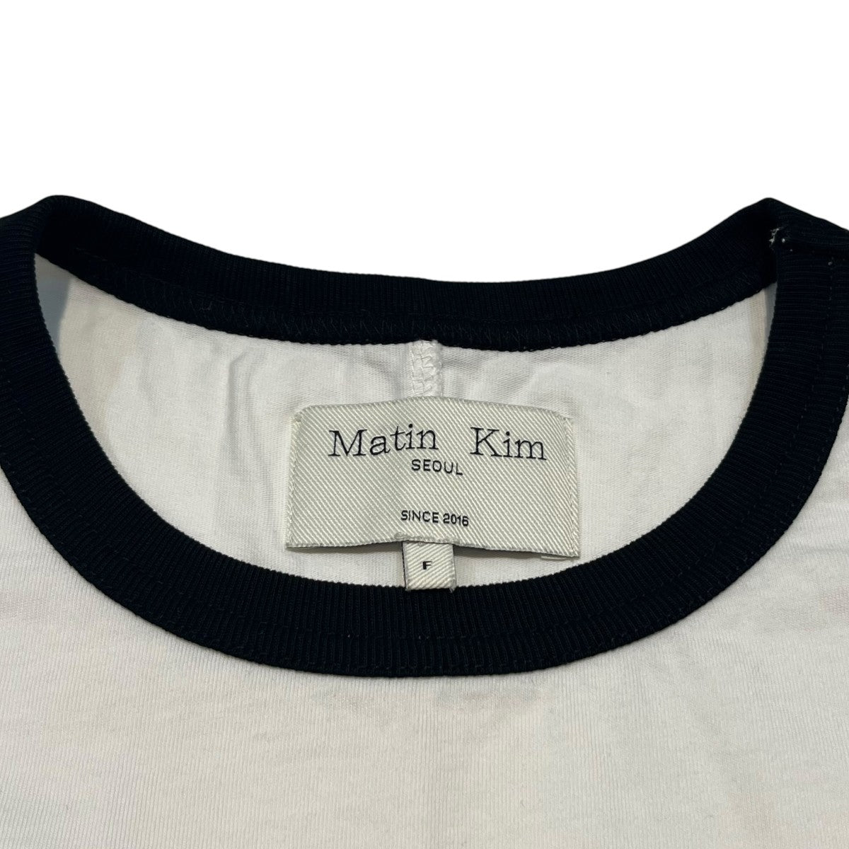 Matin Kim リンガーTシャツ 古着・中古-3枚目のアイテム画像