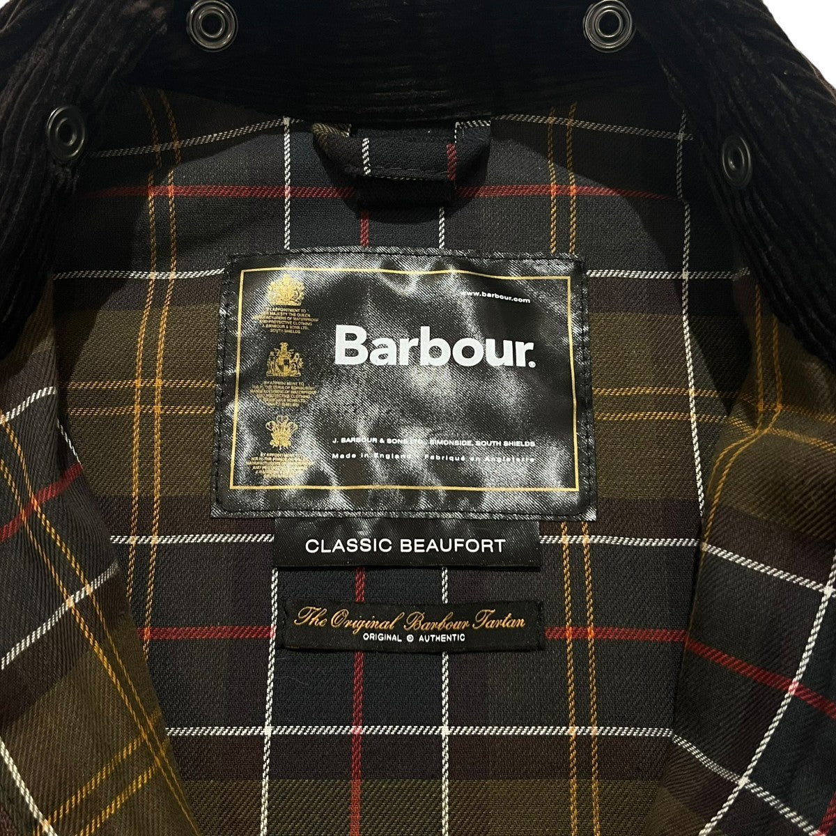 Barbour オイルドジャケットMWX0002OL71 Classic Beaufort 古着・中古-4枚目のアイテム画像