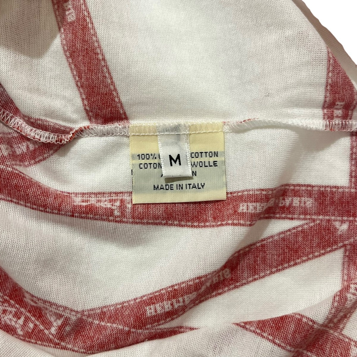 HERMES マルジェラ期ボルデュック柄Tシャツ 古着・中古-5枚目のアイテム画像