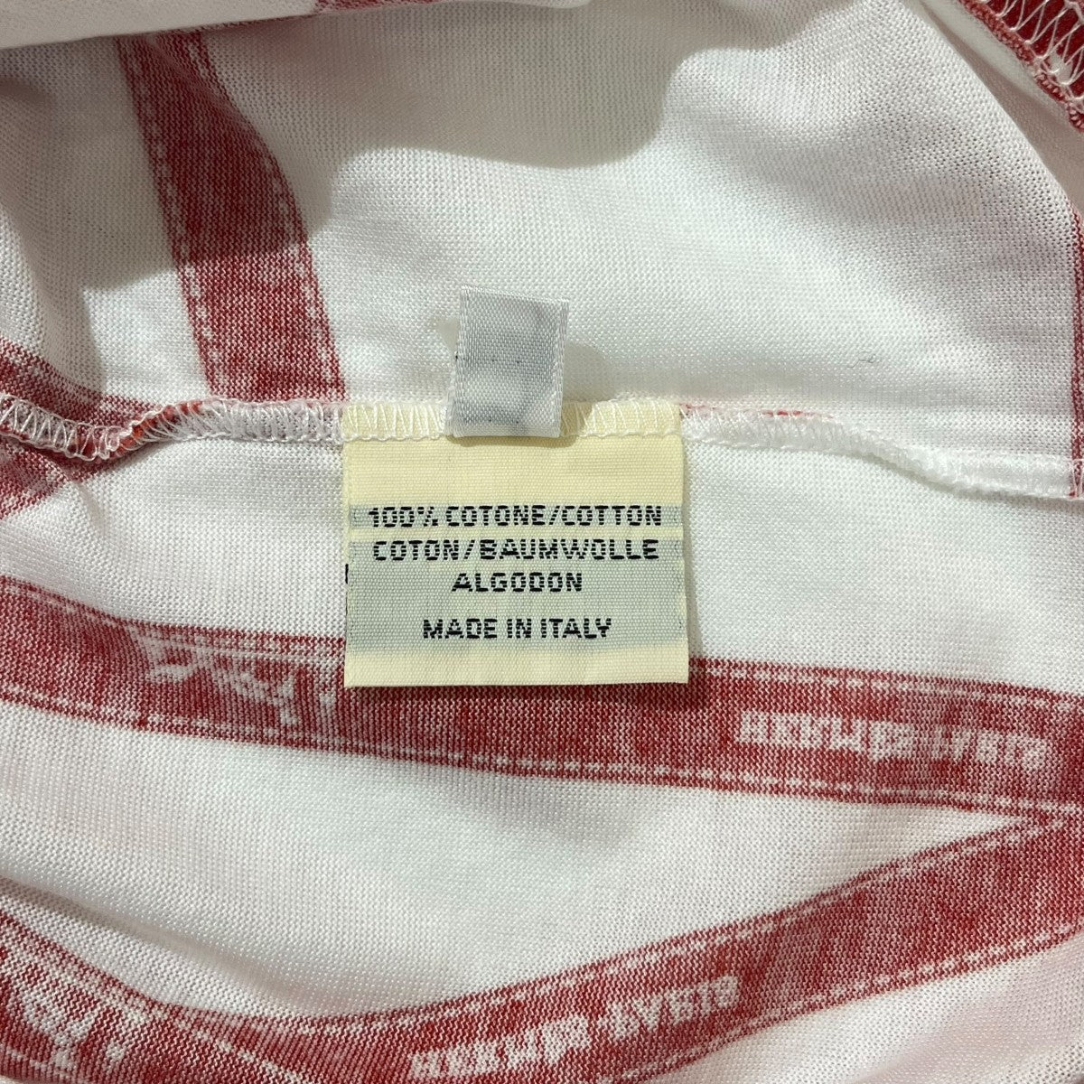 HERMES マルジェラ期ボルデュック柄Tシャツ 古着・中古-6枚目のアイテム画像