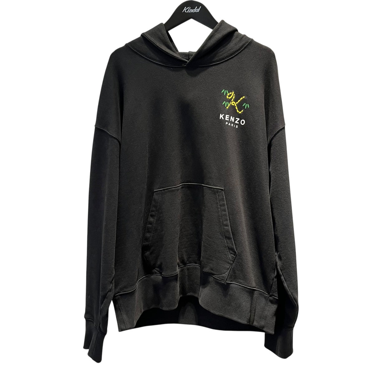 KENZO ロゴプリント長袖フーディーFC55SW461CMI 古着・中古-1枚目のアイテム画像