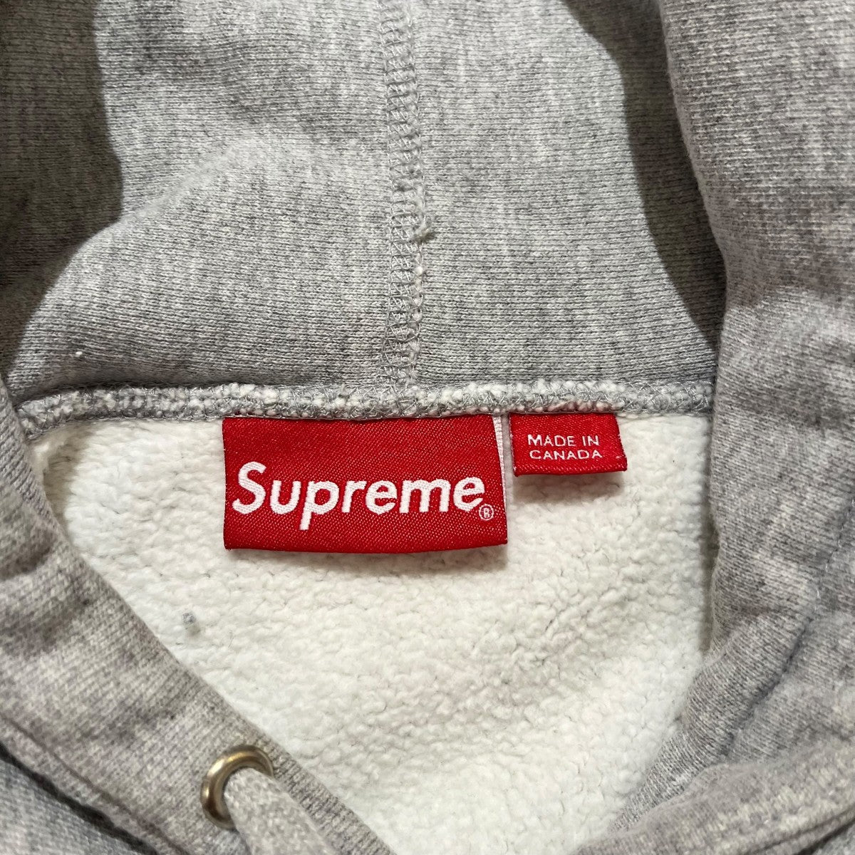 Supreme 17AW Box Logo Hooded Sweatshirtフード付き パーカー 古着・中古-4枚目のアイテム画像