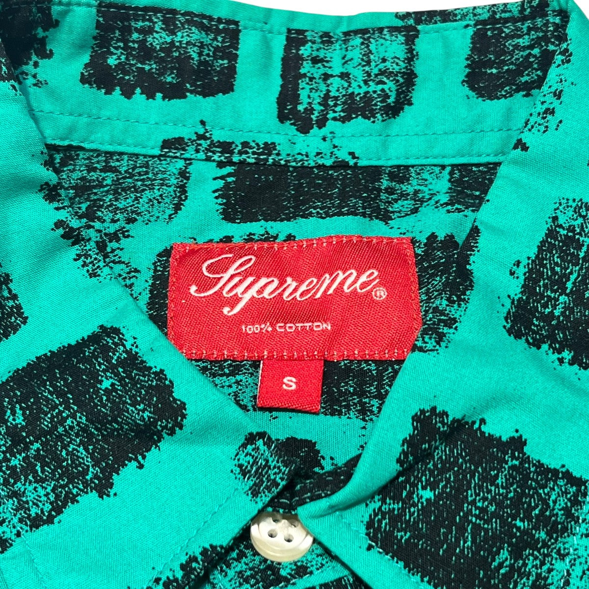 Supreme 半袖シャツ14SS Block Print Shirt 古着・中古-3枚目のアイテム画像