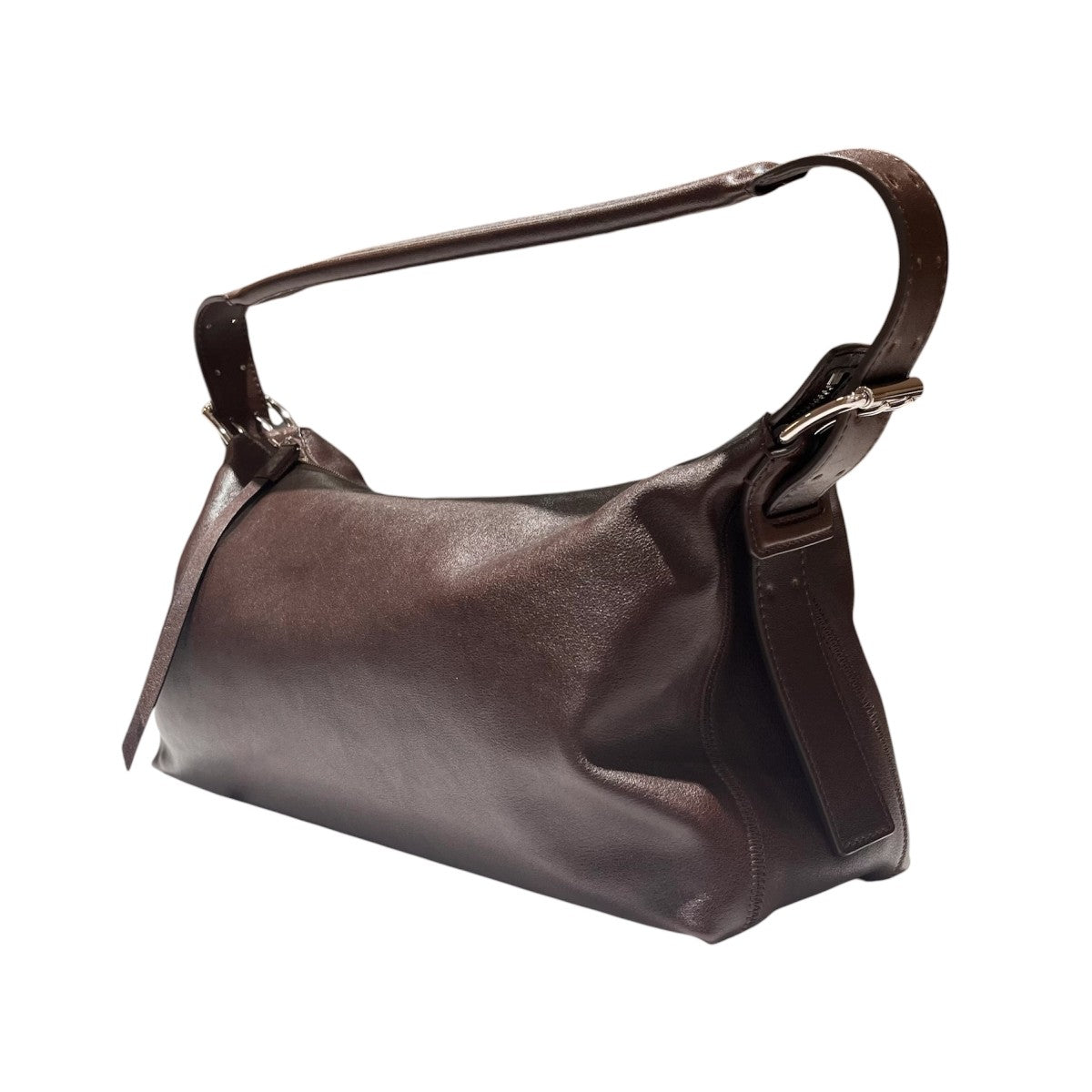 LEMAIRE BELTED BAGUETTE BAG ベルテッド レザーバケットバッグ 古着・中古-1枚目のアイテム画像
