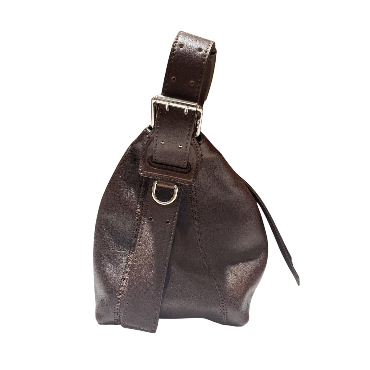 LEMAIRE BELTED BAGUETTE BAG ベルテッド レザーバケットバッグ 古着・中古-4枚目のアイテム画像