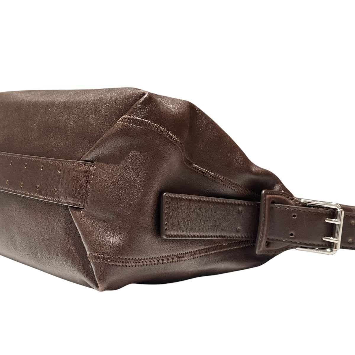 LEMAIRE BELTED BAGUETTE BAG ベルテッド レザーバケットバッグ 古着・中古-7枚目のアイテム画像