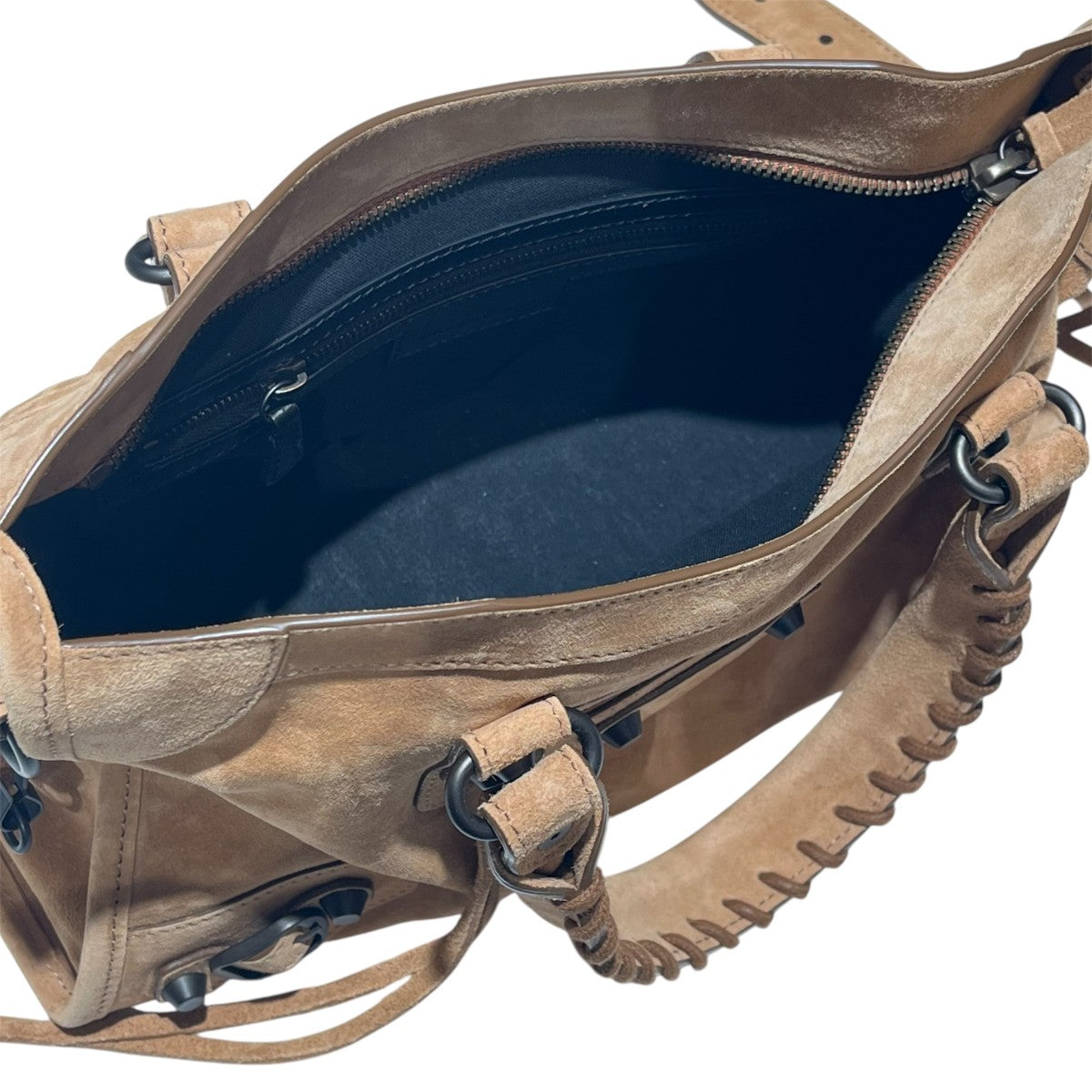 Le City Bag Small スウェード レザー 2WAYバッグ 811442