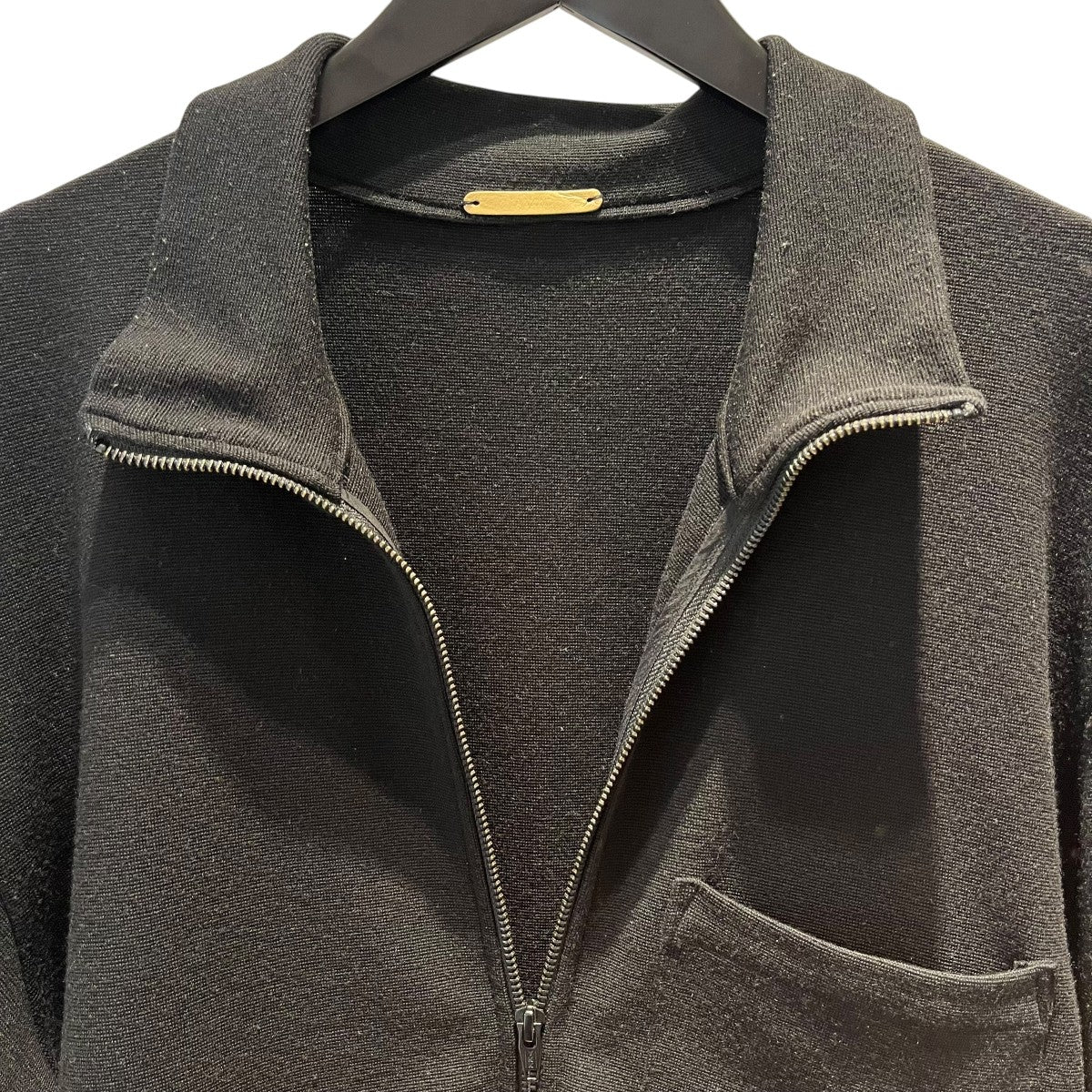 MILANO RIB STAND TRACK JACKET無地ジップアップジャケットLM-C-131