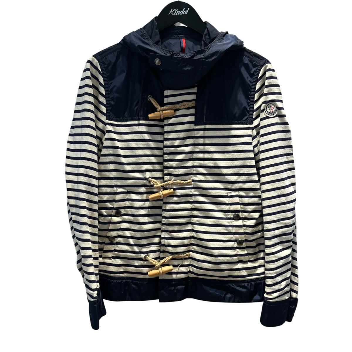 MONCLER LUMIERボーダージャケット 古着・中古-1枚目のアイテム画像