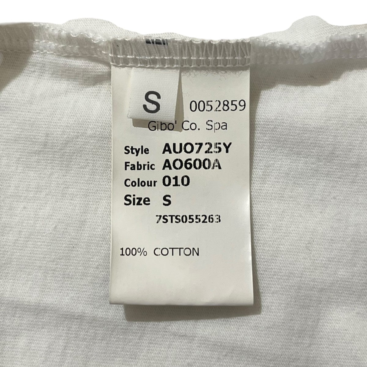 JOHN GALLIANO 裾ダメージ加工VネックTシャツAU0725Y 古着・中古-6枚目のアイテム画像