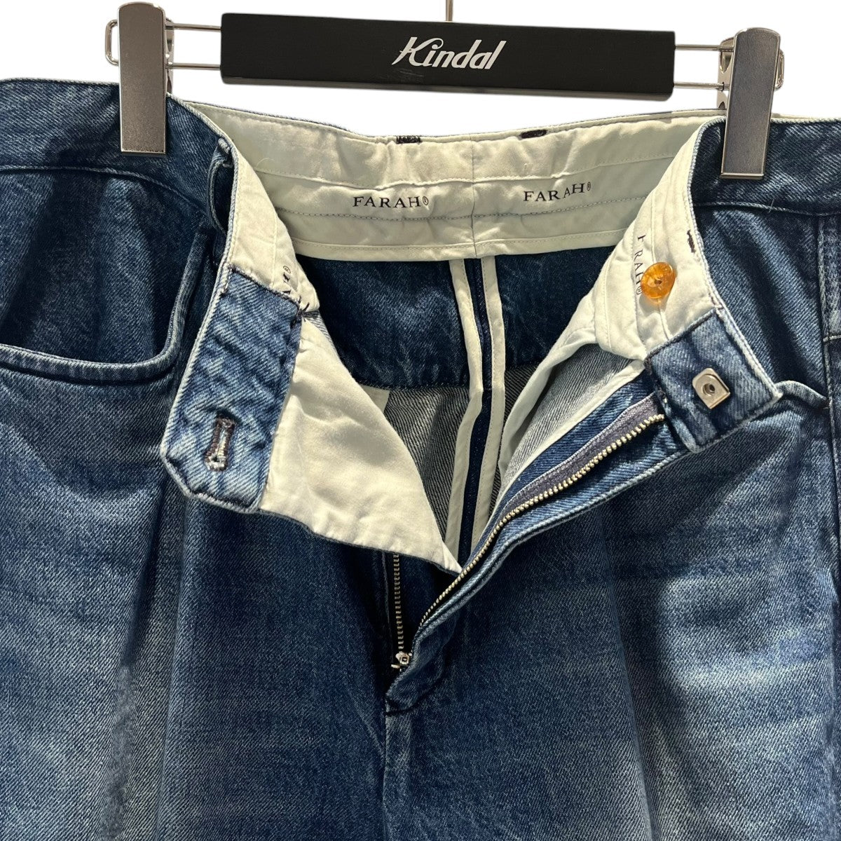 FARAH カーブワイドデニムパンツFR0501-M4016 古着・中古-3枚目のアイテム画像