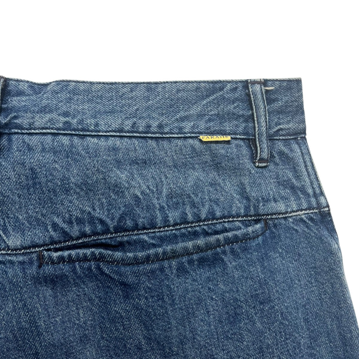 FARAH カーブワイドデニムパンツFR0501-M4016 古着・中古-4枚目のアイテム画像