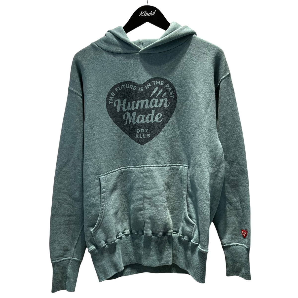 HUMAN MADE TSURIAMI HOODIEロゴプリントパーカーHM29CS015 古着・中古-1枚目のアイテム画像