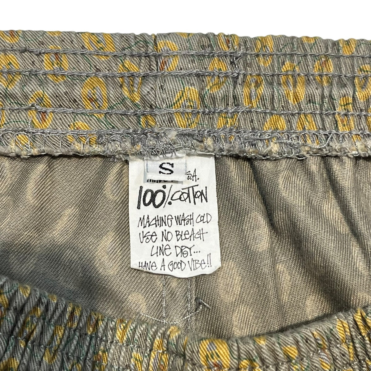stussy 総柄イージーパンツ 古着・中古-4枚目のアイテム画像