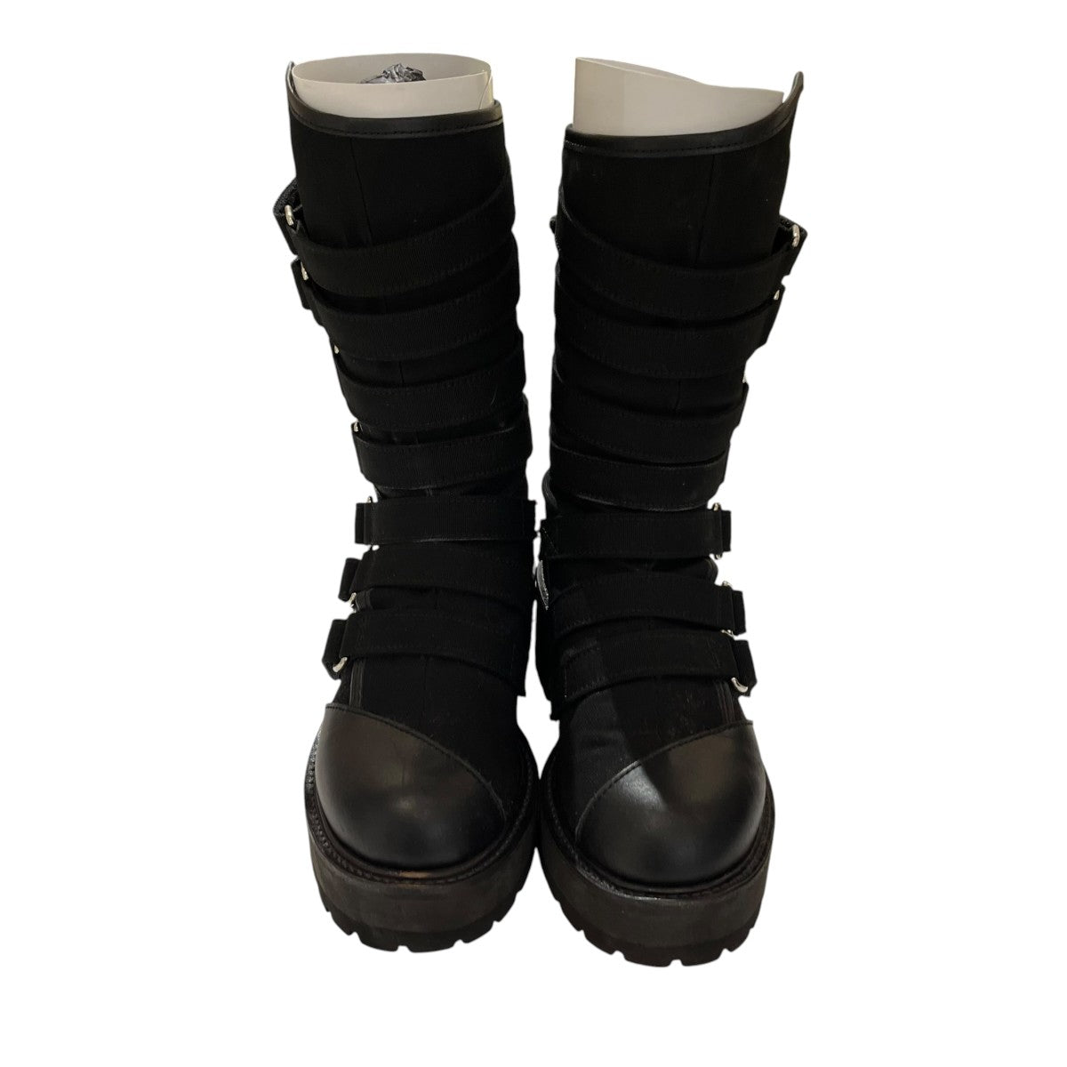 25AWCANVAS+CHROME SPIRAL NECK BOOTSブーツLL-E01-880-2