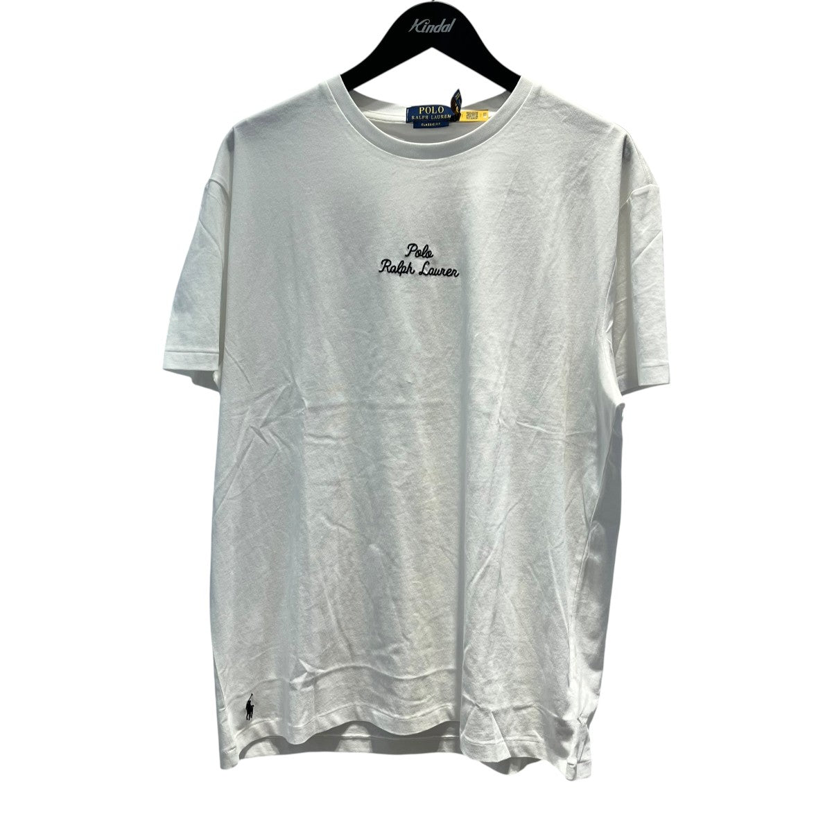 POLO RALPH LAUREN ロゴ刺繍半袖Tシャツ 古着・中古-1枚目のアイテム画像